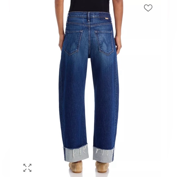 Mother Half Pipe Cuff Barrel-Leg Jeans - Picture 2 of 16